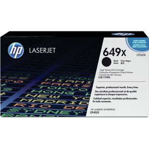 HP Toner 649X (CE260X) Zwart Hoge capaciteit