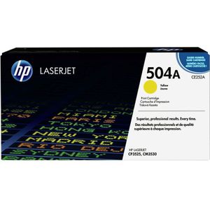 HP Toner 504A (CE252A) Geel
