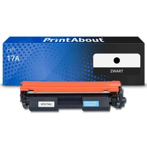 PrintAbout huismerk Toner 17A (CF217A) Zwart Geschikt voor HP