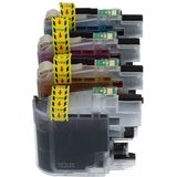 PrintAbout huismerk Inktcartridge LC-227XLVALBP 4-kleuren Multipack Hoge capaciteit Geschikt voor Brother