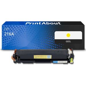 PrintAbout huismerk Toner 216A (W2412A) Geel Geschikt voor HP