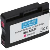 123inkt - HP 933XL Vervangende Inktcartridge - Magenta - Hoge Capaciteit - Inhoud 14ml