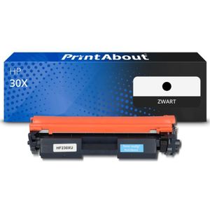 PrintAbout huismerk Toner 30X (CF230X) Zwart Hoge capaciteit Geschikt voor HP