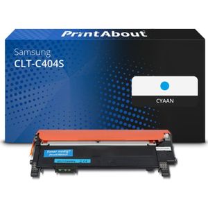 PrintAbout huismerk Toner CLT-C404S (ST966A) Cyaan Geschikt voor Samsung
