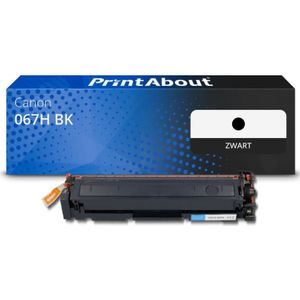 PrintAbout huismerk Toner 067H BK Zwart Hoge capaciteit Geschikt voor Canon