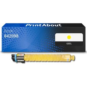 PrintAbout huismerk Toner 842098 (MP C406) Geel Geschikt voor Ricoh