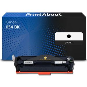 PrintAbout huismerk Toner 054 BK Zwart Geschikt voor Canon