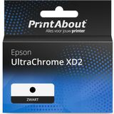 PrintAbout huismerk Inktcartridge UltraChrome XD2 (C13T40D140) Zwart Geschikt voor Epson