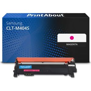 PrintAbout huismerk Toner CLT-M404S (SU234A) Magenta Geschikt voor Samsung