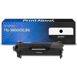 PrintAbout huismerk Toner TN-3600XXLBK Zwart Extra hoge capaciteit Geschikt voor Brother