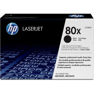 HP Toner 80X (CF280X) Zwart Hoge capaciteit
