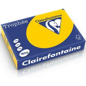 Clairefontaine Gekleurd papier Zonnebloemgeel A4 160 grams (250 vel)