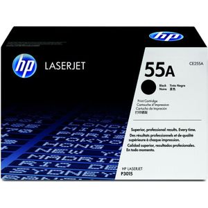 HP Toner 55A (CE255A) Zwart