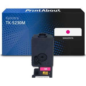 PrintAbout huismerk Toner TK-5230M Magenta Geschikt voor Kyocera