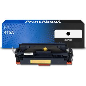 PrintAbout huismerk Toner 415A (W2030A) Zwart Geschikt voor HP