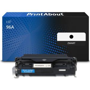 PrintAbout huismerk Toner 96A (C4096A) Zwart Geschikt voor HP