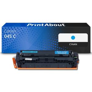 PrintAbout huismerk Toner 045 C Cyaan Geschikt voor Canon