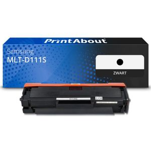 PrintAbout huismerk Toner MLT-D111S (SU810A) Zwart Geschikt voor Samsung