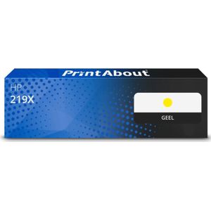 PrintAbout huismerk Toner 219X (W2192X) Geel Hoge capaciteit Geschikt voor HP