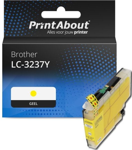 PrintAbout - LC-3237Y - Inktcartridge - Geel