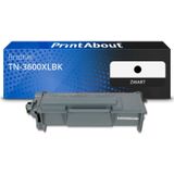PrintAbout huismerk Toner TN-3600XLBK Zwart Hoge capaciteit Geschikt voor Brother