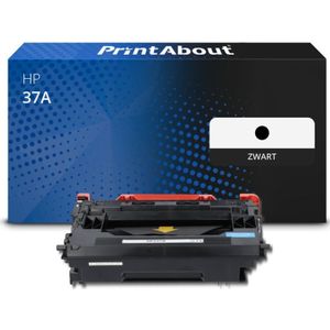 PrintAbout huismerk Toner 37A (CF237A) Zwart Geschikt voor HP