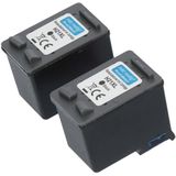 PrintAbout huismerk Inktcartridge 21 (C9351AE) Zwart Multipack Geschikt voor HP