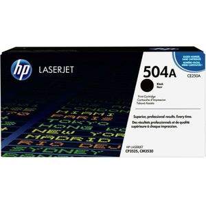 HP Toner 504A (CE250A) Zwart