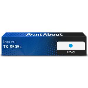 PrintAbout huismerk Toner TK-8505c Cyaan Geschikt voor Kyocera