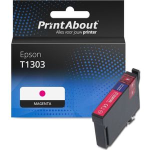 PrintAbout huismerk Inktcartridge T1303 Magenta Hoge capaciteit Geschikt voor Epson