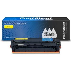 PrintAbout  Toner 045 Y  Geel geschikt voor Canon