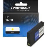 PrintAbout huismerk Inktcartridge 963XL (3JA29AE) Geel Hoge capaciteit Geschikt voor HP