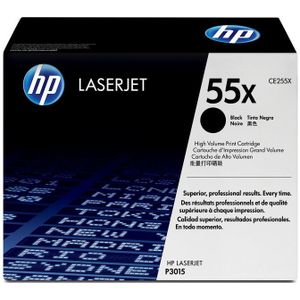 HP Toner 55X (CE255X) Zwart Hoge capaciteit
