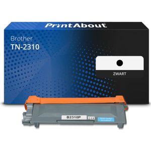PrintAbout huismerk Toner TN-2310 Zwart Geschikt voor Brother