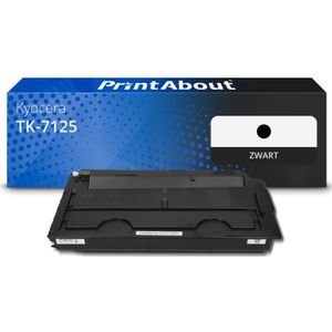 PrintAbout huismerk Toner TK-7125 Zwart Geschikt voor Kyocera