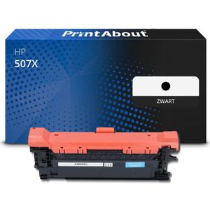 PrintAbout huismerk Toner 507X (CE400X) Zwart Hoge capaciteit Geschikt voor HP