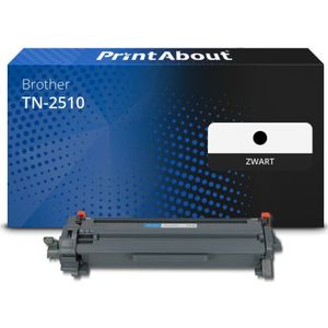 PrintAbout - Toner TN-2510 - Zwart - Normale Capaciteit - Geschikt voor Brother
