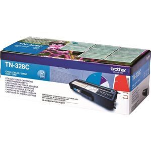 Brother Toner TN-328C Cyaan Extra hoge capaciteit