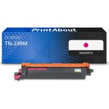 PrintAbout huismerk Toner TN-249M Magenta Geschikt voor Brother