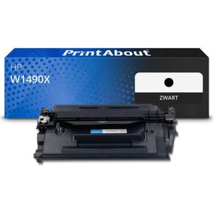 PrintAbout huismerk Toner W1490X (149X) Zwart Hoge capaciteit Geschikt voor HP