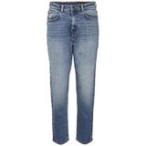 Noisy may NMMONI Jeans - Regular Fit - Hoge Taille - Donkerblauw Denim - 25W / 32L, Donkerblauw denim