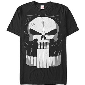 Marvel T-shirt à manches courtes bio Defenders-Punisher Costume, Noir, XL