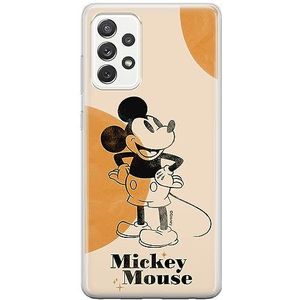 ERT GROUP Mobiele telefoonhoes voor Samsung A52 5G / A52 LTE 4G / A52S 5G origineel en officieel gelicentieerd Disney Mickey 054-patroon passend bij de vorm van de mobiele telefoon, TPU-hoes