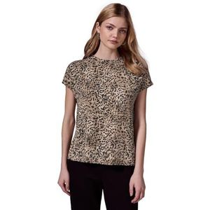 STREET ONE STUDIO F322976 T-shirt voor dames, Crème Bruin, 40
