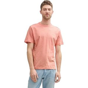 TOM TAILOR 1045627 T-shirt voor heren, 12642 - Hazy Coral Rose