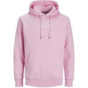 JACK & JONES Hoodie voor heren met logo, Roze Prism