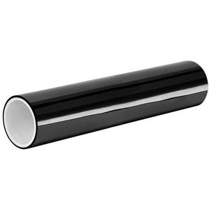 tapecase Kleeffolie, 38,1 cm x 72yd-zwart, polyester/acrylfolie, zelfklevend, 0 cm dik, 72 yd, lengte, 38,1 cm breed, 1 rol