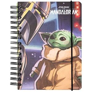 Grupo Erik Bullet dagboek Star Wars, The Mandalorian | notitieboek A5 | notitieboek | Bullet Agenda | spiraalboek