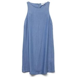 Vero Moda Vmfleur Sl Robe courte Ga, denim bleu médium, S
