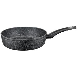 ELO 61208 Graniet Evolution Braadpan 28 cm - Aluminium/Zwart - Antiaanbaklaag - Ruw oppervlak